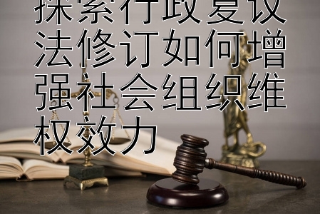 探索行政复议法修订如何增强社会组织维权效力