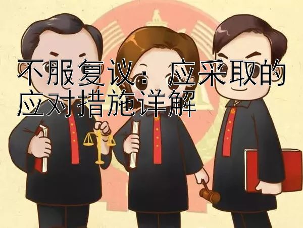 不服复议：应采取的应对措施详解