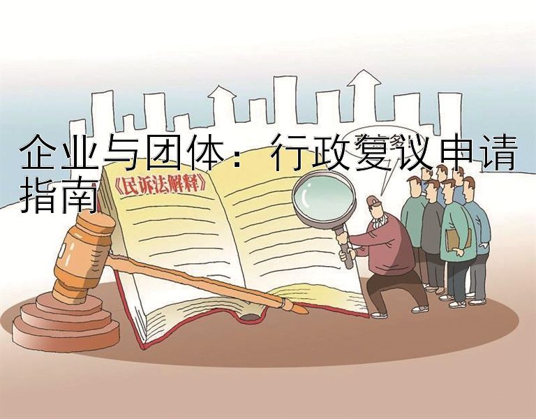 企业与团体：行政复议申请指南