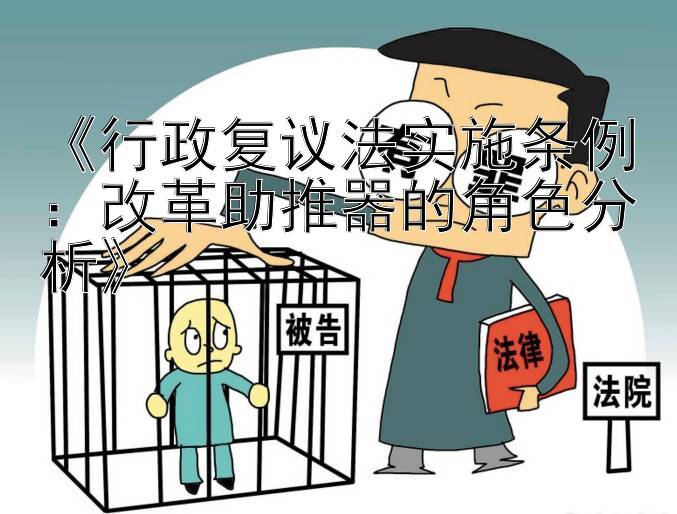 《行政复议法实施条例：改革助推器的角色分析》