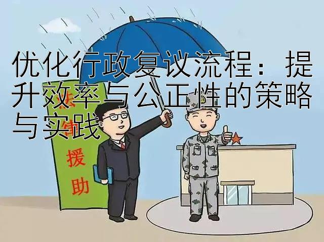 优化行政复议流程：提升效率与公正性的策略与实践