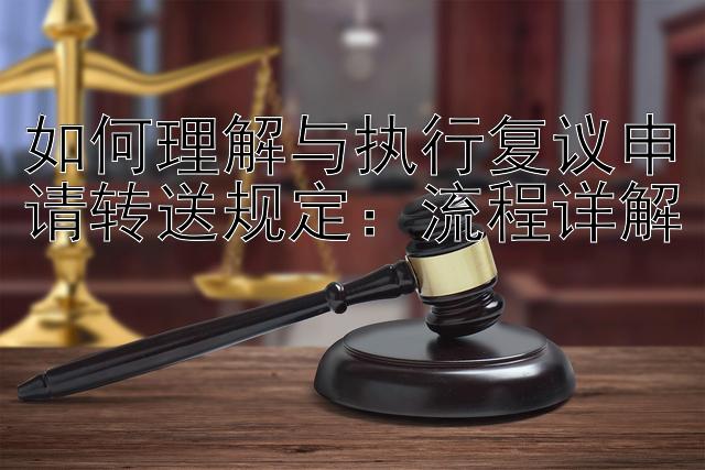 如何理解与执行复议申请转送规定：流程详解