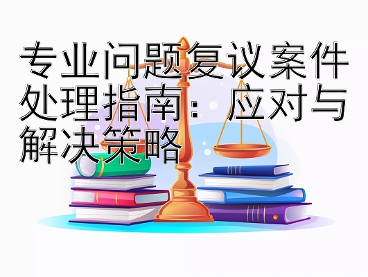 专业问题复议案件处理指南：应对与解决策略