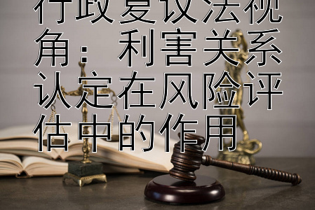 行政复议法视角：利害关系认定在风险评估中的作用