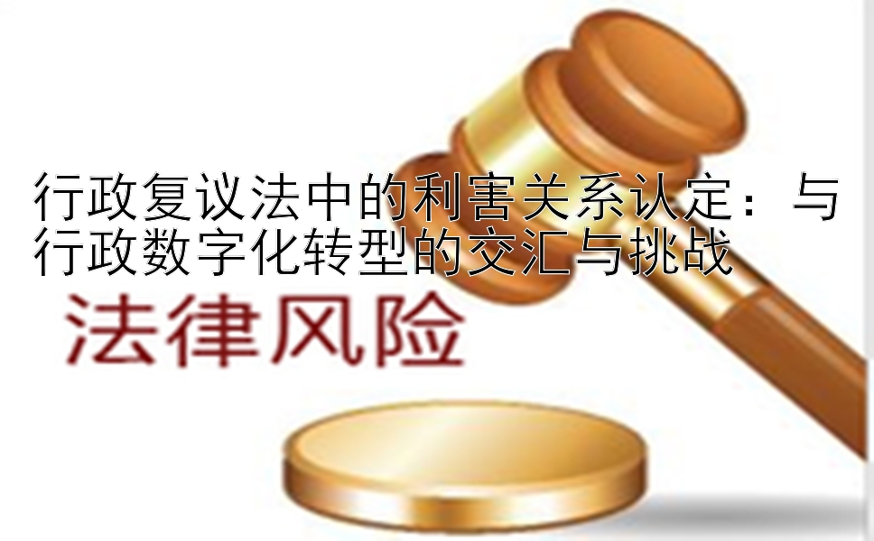 行政复议法中的利害关系认定：与行政数字化转型的交汇与挑战